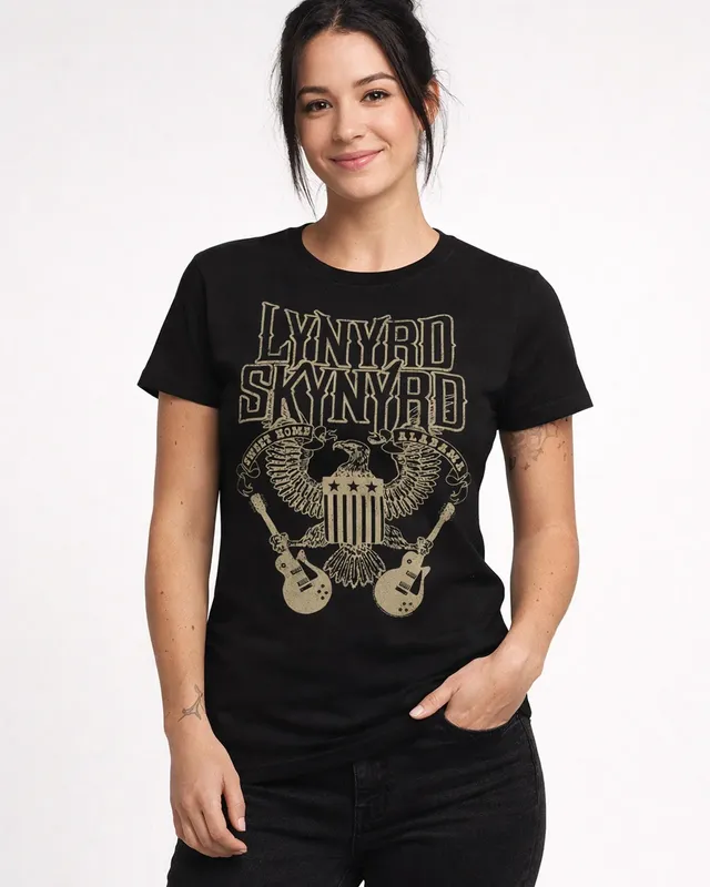 Lynyrd Skynyrd Sweet Home Alabama T-shirt dam i svart