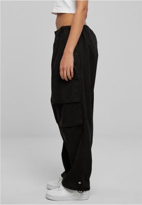 Parachute pants, also known as parachute trousers, are a type of pants that were popular in the 1980s. They are characterized by