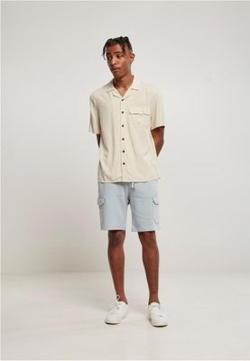 Short -sleeved shirt men's viscose