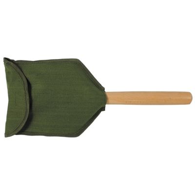 Foldable shovel wood handle luxury 2-part