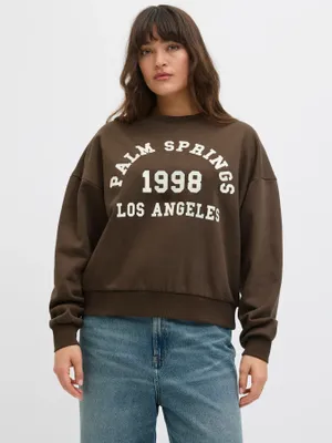 Avslappnad Sweatshirt med rund hals JJXX