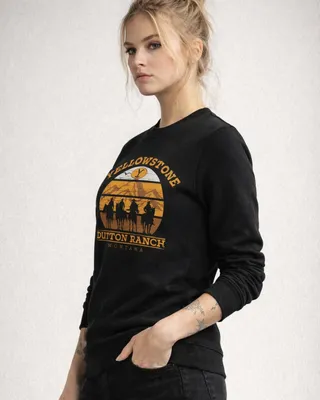 Yellowstone Cowboys Girly Sweatshirt