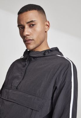 Crinkle pull over jacket