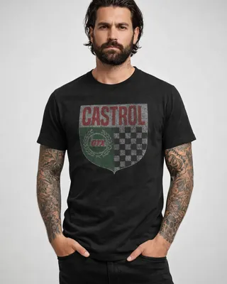 Castrol Shield T-shirt i svart