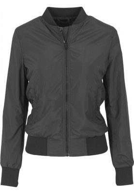 Black bomber jacket for girl