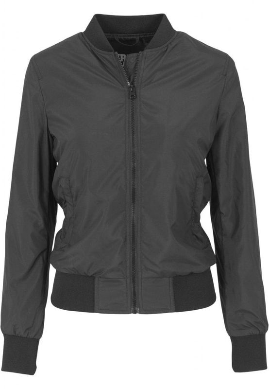 Black bomber jacket for girl