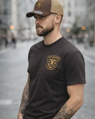 We Don't Choose The Way Premium Trucker Cap (BrownKhaki)