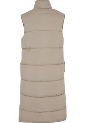Longpadded vest for women