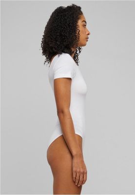 Dame bodysuit i stretchy bomuldsstof