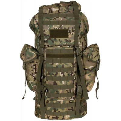 Vandrerygsæk BW kamp med MOLLE camo