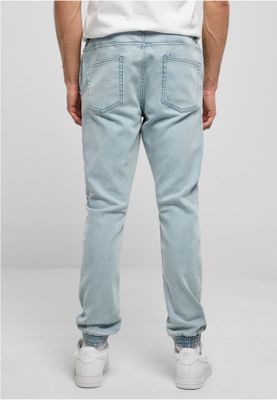 Jeans med elastik i taljen til mænd