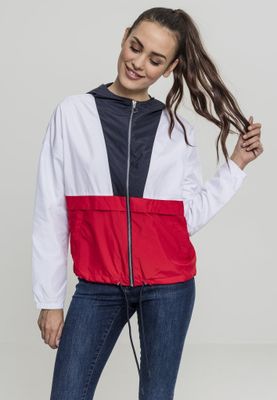 Oversize windbreaker lady