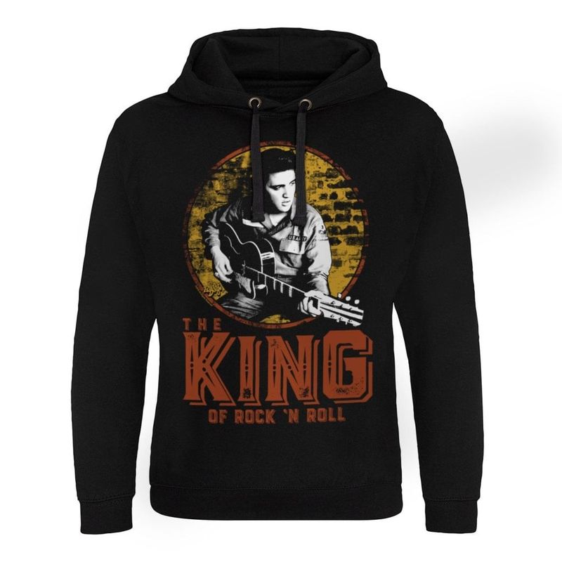 Elvis Presley - The King Of Rock 'n Roll Epic Hoodie Mand