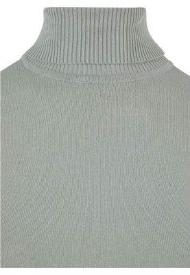 Elegant strikket sweater med rullekrave
