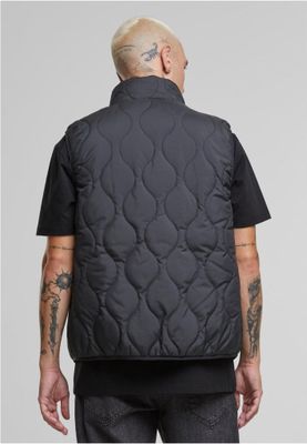 Stylish Olive Green Quilted Vest for Men