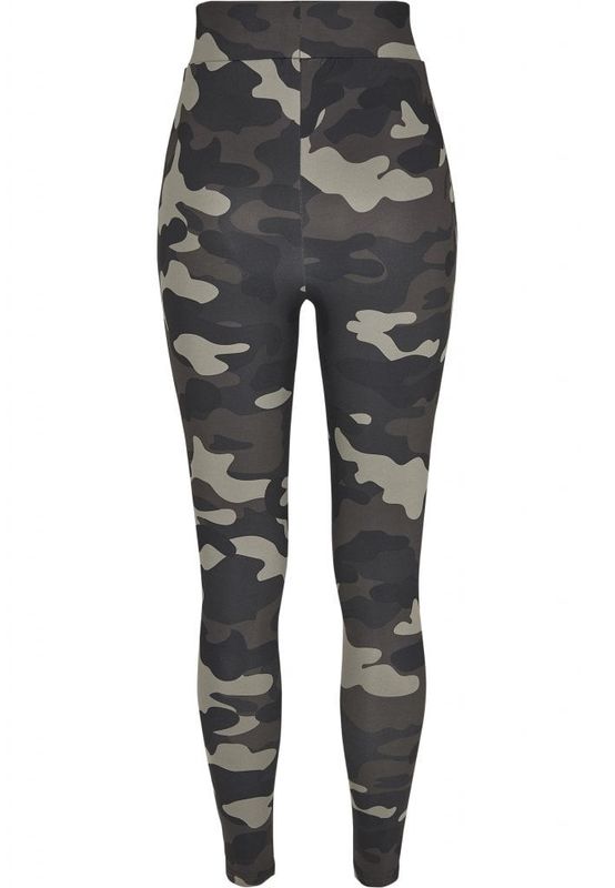 Camo leggings med hög midja