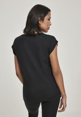 T-shirt med V-udskæring til kvinder