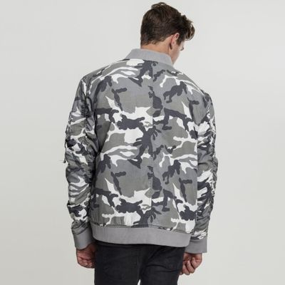 Vintage bomberjacket camouflage