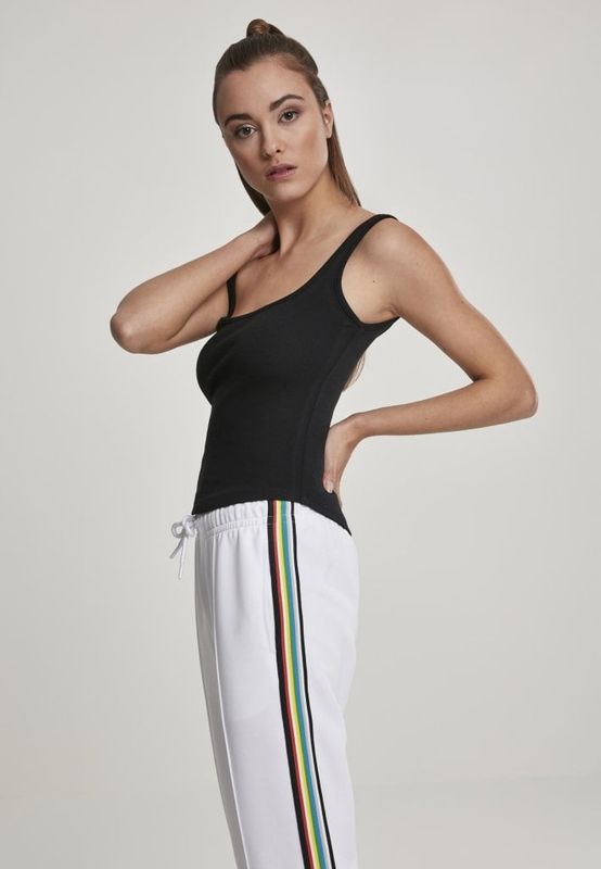 Lady top with low back
