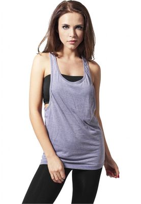 Ladies Loose Burnout Tank