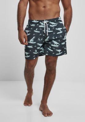 Surfing T-rex aop swimming shorts