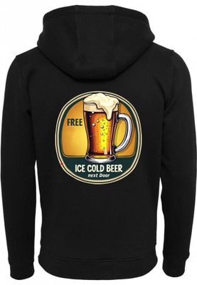 Free ice cold beer next door - zipped hoodie