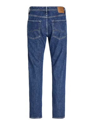 Mörkblå relaxed fit jeans herr - CHRIS