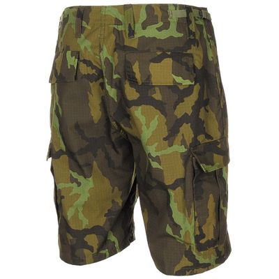Bermuda shorts with ripstop and camo