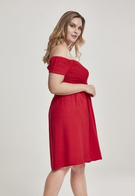 Short dress whit smock plus size