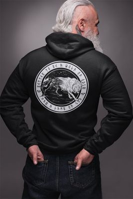 Better to be a wolf of Odin ziphoodie