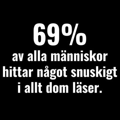 69 procent