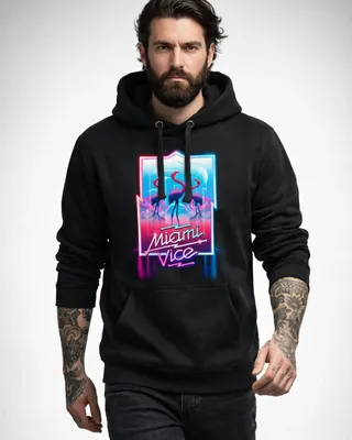 Miami Vice Neon Sign Epic Hoodie