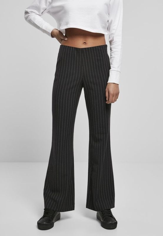 Ladies Flared Pin Stripe Pants