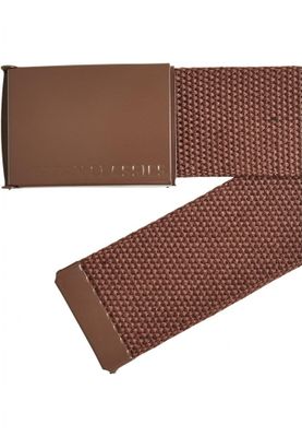 Colored Buckle Canvas Belt 2-Pack