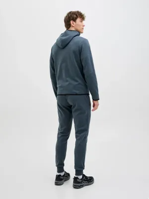 Mörkblå slim fit joggingbyxa
