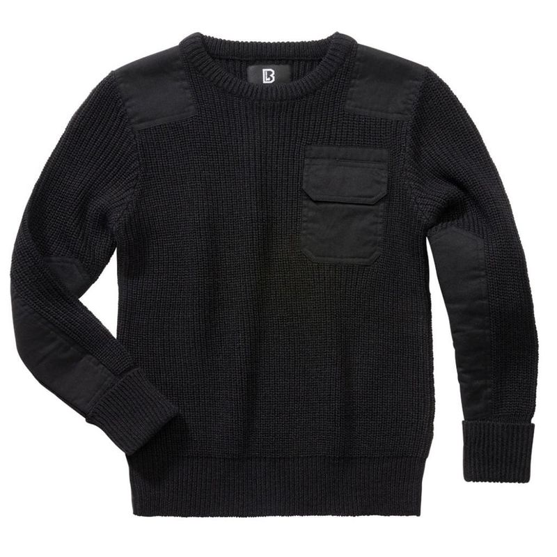 BW pullover børn sort