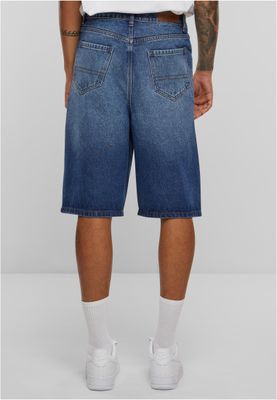 90-tals jeansshorts med oversize passform