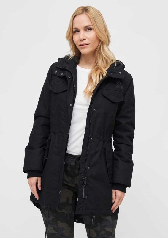 Marsh Lake Teddyparka Black - Dæme