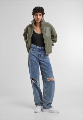 Sherpajacka för dam – palegreen