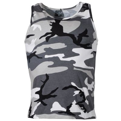 Camouflage army tank top