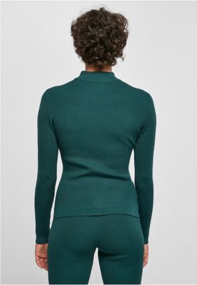 Ladies Rib Knit Turtelneck Sweater