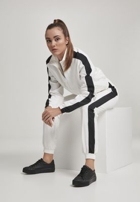 Sport jacket with striped lady