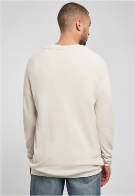Thin raglan cardigan for men