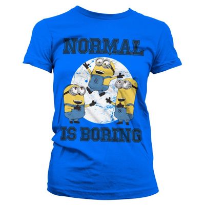 Minions - Normal Life Is Boring girly T-shirt
