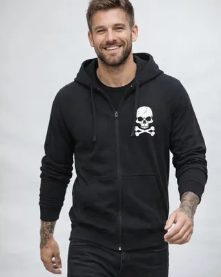 Fear no one ziphoodie herr