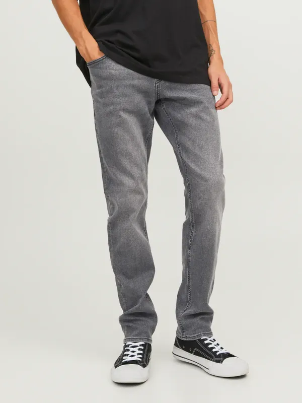 Svarta stentvättade jeans slim fit - GLENN