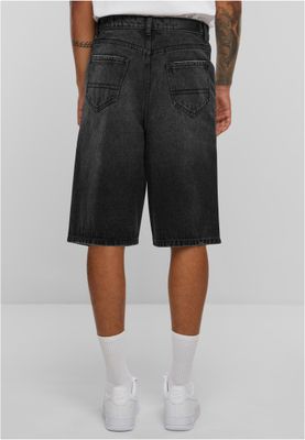 90-tals jeansshorts med oversize passform