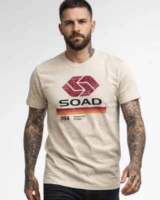 System of a Down Imaginary Eight Track T-shirt herr i khaki