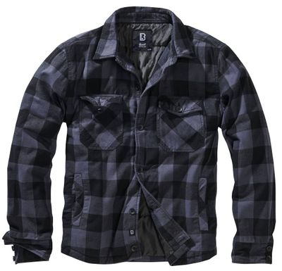 Shirt jacket men black/grey