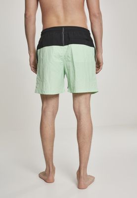Two-color bath shorts